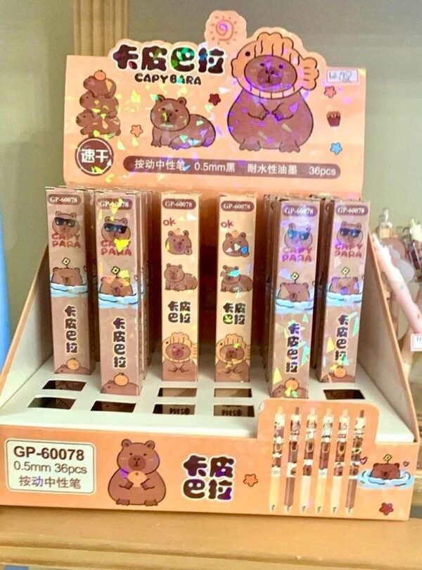 Caneta Capivara na Caixinha Surpresa