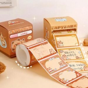 Capivara Box - Lembretes Autocolantes (Com 256 unidades)